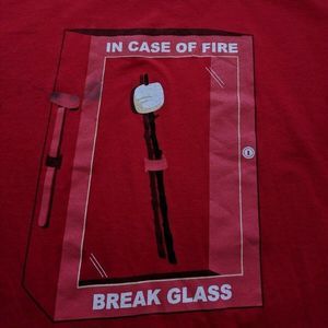 Threadless Vintage 1st Edition "IN CASE OF FIRE" T